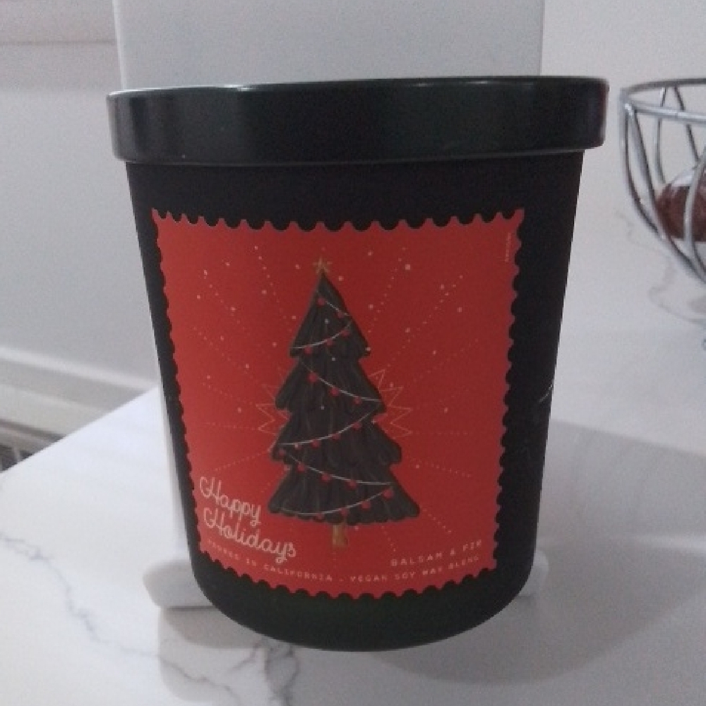 Holiday Scented Candle - Balsam & Fir
